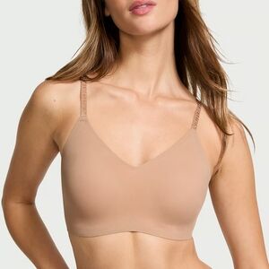 Victoria's Secret Bare Lightly Lined Wireless Comfort Bra XL praline nude